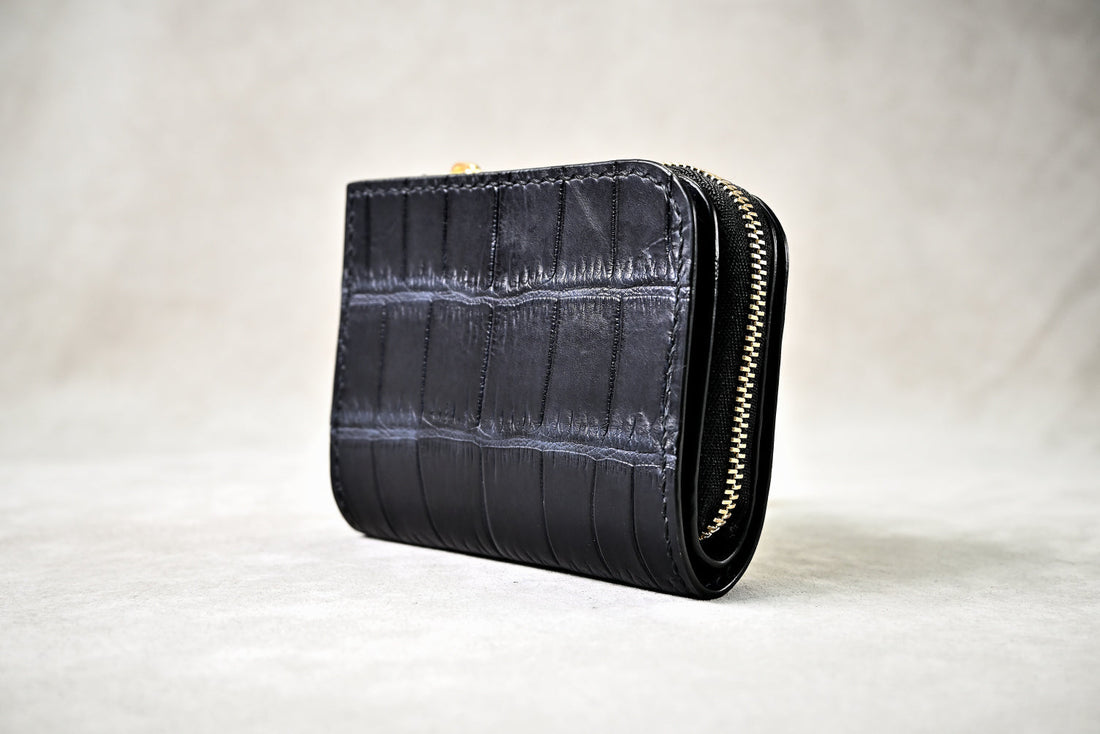 9525｜ハーフウォレット（ファスナータイプ）｜クロコダイル特別仕様