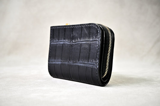 9525｜ハーフウォレット（ファスナータイプ）｜クロコダイル特別仕様