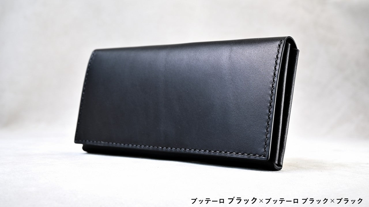5225｜コンパクト長財布｜イタリアンレザーを手縫いで仕立てた独自構造